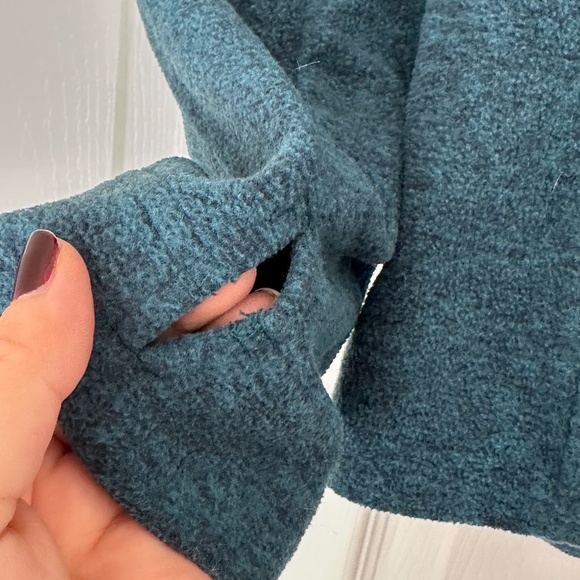 Duluth Trading Co. Frost Lake Fleece Full Zip Jacket Women's Medium Dark Green - Picture 3 of 8